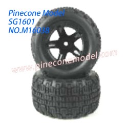 M16038 Wheel Complete Parts For Pinecone Forest SG1601 RC Truck