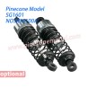 M16100A Aluminum Capped Oil Filled Shocks Optional Parts For Pinecone Forest SG1601 RC Truck