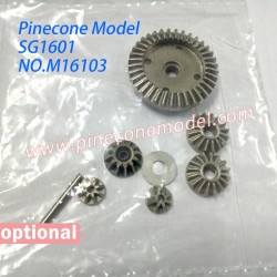 M16103 Machined Metal Diff. Gears, Diff. Pinions and Drive Gear Parts For SG-RC SG1601 RC Truck
