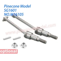 M16105 Metal Front CVD Shafts, Pins and Lock Nut M4 Parts For SG-RC SG1601 RC Truck