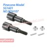 M16107 Metal Rear Wheel Shafts Parts For SG-RC SG1601 RC Truck