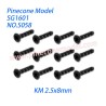 S058 Countersunk Screws (KM 2.5x8mm) Parts For SG-RC SG1601 RC Truck