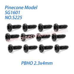 S225 Pan Head Self Tapping Screws (PBHO 2.3x4mm) Parts For SG-RC SG1601 RC Truck