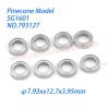 793127 Ball Bearings (φ7.93xx12.7x3.95mm) Parts For Pinecone Model SG1601 RC Truck