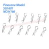 H166 Body Clips Parts For Pinecone Model SG1601 RC Truck