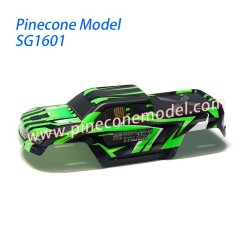 Body Shell Parts For Pinecone Model SG1601 RC Truck Green