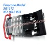 1612-003 Battery compartment Parts For Pinecone Model SG1612 Drift RC Car red