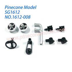 1612-008 Front and Rear Lamps, Trim Parts For Pinecone Model SG1612 Drift RC Car