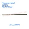 1612-032 Center Drive Shaft (3x122.02mm) Parts For Pinecone Model SG1612 Drift RC Car