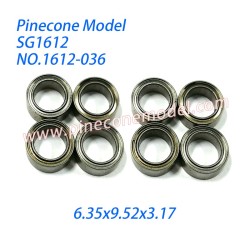 1612-036 Bearing (6.35x9.52x3.17) Parts For Pinecone Model SG1612 Drift RC Car