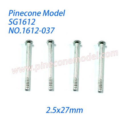1612-037 Nailhead Shaft (2.5x27mm) Parts For Pinecone Model SG1612 Drift RC Car