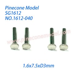 1612-040 Cap Nail (1.6x7.5xD3mm) Parts For Pinecone Model SG-1612 4WD RC Car