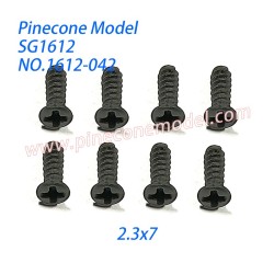 1612-042 Countersunk Screw (2.3x7) Parts For Pinecone Model SG-1612 4WD RC Car