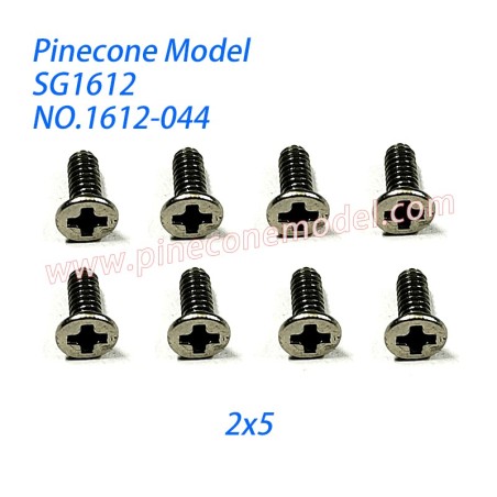 1612-044 Countersunk Head Machine Wire (2x5) Parts For Pinecone Model SG-1612 RC Car
