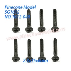1612-049 Round Head Screw with Die (2.3x15x6mm) Parts For Pinecone Model SG-1612 RC Car