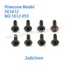612-053 Screw with Die (2x8x5mm) Parts For Pinecone Model SG-1612 RC Car