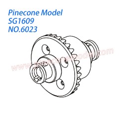 6023 Components differential Parts For Pinecone Model SG-1609 Drift RC Truck