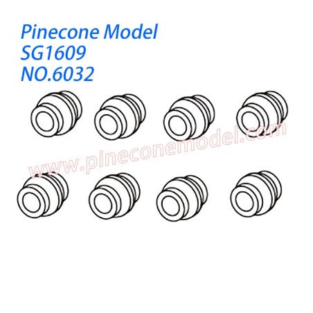 6032 Plastic pivot balls Parts For Pinecone Model SG-1609 Drift RC Truck