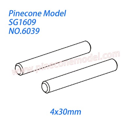 6039 Steering posts (4x30mm) Parts For Pinecone Model SG-1609 Drift RC Truck