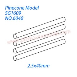6040 Sway arm inside hinge pins (2.5x40mm) Parts For Pinecone Model SG-1609 Drift RC Truck