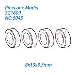 6045 Ball bearings ( 8x13x3.5mm) Parts For Pinecone Model SG-1609 Drift RC Truck