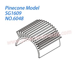 6048 Aluminum motor heat sink Parts For Pinecone Model SG-1609 Drift RC Truck