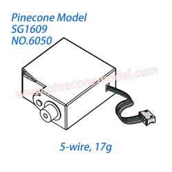 6050 Steering servo (5-wire, 17g) Parts For Pinecone Model SG-1609 Drift RC Truck