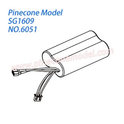 6051 18650 Li-ion battery Parts For Pinecone Model SG-1609 Drift RC Truck
