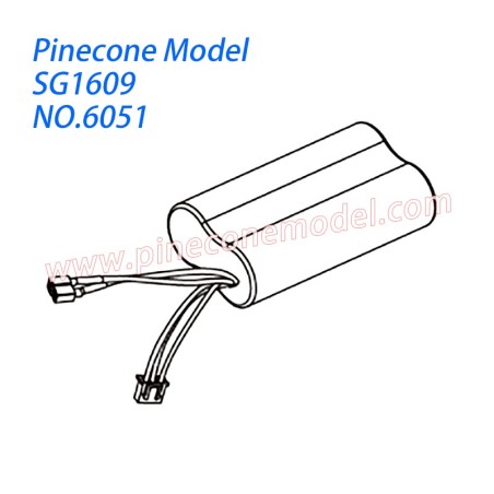 6051 18650 Li-ion battery Parts For Pinecone Model SG-1609 Drift RC Truck