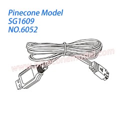 6052 USB charger Parts For Pinecone Model SG-1609 Drift RC Truck