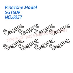 6057 R Metal clips Parts For Pinecone Model SG-1609 Drift RC Truck