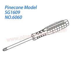 6060 Small screw driver Parts For Pinecone Model SG-1609 Drift RC Truck