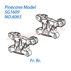 6063 Shock towers (Fr. Rr.) Parts For Pinecone Model SG-1609 Drift RC Truck