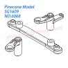 6068 Steering assembly Parts For Pinecone Model SG-1609 Drift RC Truck