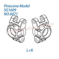6071 Rear steering assembly (L+R) Parts For Pinecone Forest SG1609 RC Car