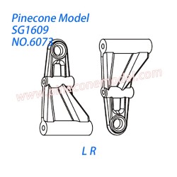 6073 Front lower sway arms (L/R) Parts For Pinecone Forest SG1609 RC Car