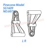 6073 Front lower sway arms (L/R) Parts For Pinecone Forest SG1609 RC Car