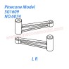 6074 Rear upper sway arms (L/R) Parts For Pinecone Forest SG1609 RC Car