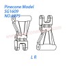 6075 Rear lower sway arms (L+R) Parts For Pinecone Forest SG1609 RC Car