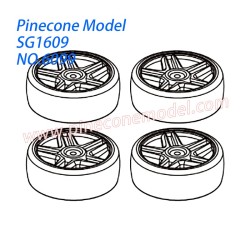6099 Drift tire Parts For Pinecone Forest SG1609 RC Car