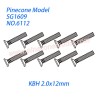 6112 Countersunk head screw (KBH 2.0x12mm) Parts For Pinecone Forest SG1609 RC Car