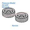 6126 Tire (Narrow) Parts For SG-RC SG1609 RC Car