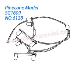 6128 1609 Headlight Parts For SG-RC SG1609 RC Car