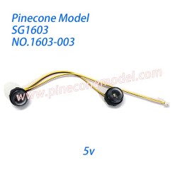 1603-003 Front Headlight Set (5v) Parts For Pinecone Model SG1603 / SG1603Pro RC Car