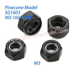 1603-004 M3 Skid Nut Parts For Pinecone Model SG1603 / SG1603Pro RC Car