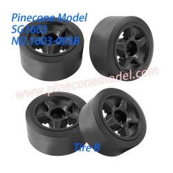 1603-005B Tire-B Parts For Pinecone Model SG1603 / SG1603Pro RC Car