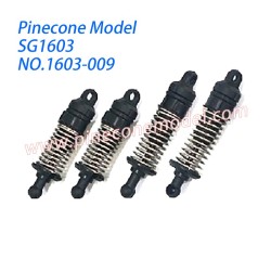 1603-009 Front and Rear Shock Assembly Parts For Pinecone Model SG1603 / SG1603Pro RC Car