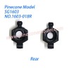 1603-018R Rear Wheel Block Assembly Parts For Pinecone Model SG1603 / SG1603Pro RC Car