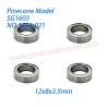 1603-021 Ball Bearing (12x8x3.5mm) Parts For Pinecone Model SG1603 / SG1603Pro RC Car