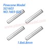 1603-022 Optical shaft (1.8x6.8mm) Parts For Pinecone Model SG1603 / SG1603Pro RC Car